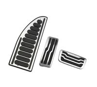 Pedales De Acero Inoxidable Para Coche Acelerador Freno Reposapiés Cubierta Para Ford Para Everest Para Ranger 2016-2023 AT MT(3Pcs AT)