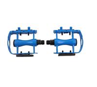 Pedales de aleación aluminio for bicicleta montaña, accesorios antideslizantes, desmontaje rápido, izquierda y derecha, 1 par ESSEIEIE(Blue)