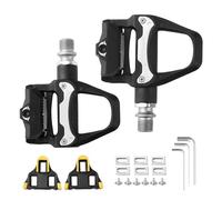 Pedales de aleación de aluminio con rodamientos sellados, ajustables, plataforma ancha, pedal sin clip con tacos, parte de ciclismo, ajustable, plano