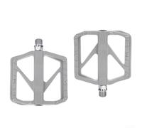 Pedales de aleación de aluminio de cuatro rodamientos para bicicletas de montaña y carretera con clavos antideslizantes de doble cara y eje de acero cromado que ofrece una mayor compatibilidad y