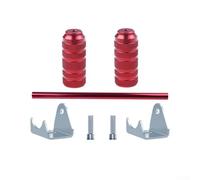 Pedales de aleación de aluminio para bicicletas de mujer con agarre mejorado para un mejor control durante los paseos (rojo)