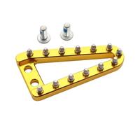 Pedales De Aluminio para SX SXF XC XCF XCW XCFW EXC EXCF Punta De Placa Escalón Pedal Freno Trasero(Yellow)