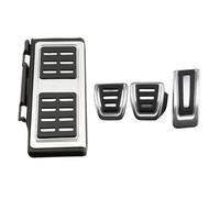 Pedales de Apoyo para Coche, Pedales de Freno de Combustible y Embrague, Cubiertas Protectoras para Skoda, Octavia, Rapid y Superb (2017, 2018, 2019, 2020 y 2021, Volante a la Izquierda)