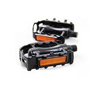 Pedales de Bicicleta, 1 par Pedales MTB, aleación Aluminio for Ciclismo, Jaula Plana Hueca ultraligeros, Pieza