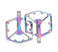 Pedales De Bicicleta | Cojinete DU para Equipo De Ciclismo Ligero - Pedales Anchos para Bicicletas de Montaña | para Ciclismo Senderismo Ejercicio Entrenador Mujeres Hombres