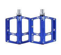Pedales de Bicicleta de aleación de Aluminio con 3 rodamientos, 1 par | Pasadores antideslizantes, livianos de 0,39 lb, eje de 9/16", for bicicleta Mountain Road BMX