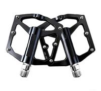 Pedales de bicicleta de aleación de aluminio mecanizados CNC con agarre de | Aluminio CNC ultraligero, sistema de 3 rodamientos, rotación suave, reducción de la fatiga, ciclismo de montaña