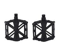 Pedales de bicicleta de aleación de aluminio |Recubrimiento protector y resistente a la intemperie |8 pasadores de refuerzo de agarre para un agarre máximo |Sistema de rodamientos sellados |Compatible