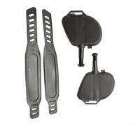 Pedales de bicicleta de eje extendido de 55 mm antideslizantes para | Eje extendido de 55 mm, postura más amplia para mayor comodidad, textura antideslizante, se adapta a la mayoría de bicicletas