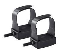 Pedales De Bicicleta De Ejercicio - Pedales Fijos 9/16" Y 1/2" Con Correas Ajustables | Pedal Magnético Antideslizante Para Bicicletas Acostadas Y Estacionarias, Ajuste Universal Para El Gimnasio Dom