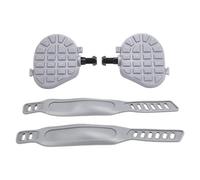 Pedales de bicicleta de ejercicio, pedales ligeros para máquina de remo para ejercicio de gimnasio