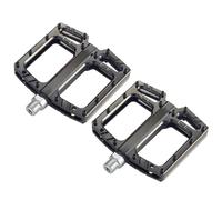 Pedales de bicicleta de montaña, 3 rodamientos, pesas ligeras, plataforma, aleación de aluminio fuerte, planos, anchos, planos, pesos, ligeros, cómodos, ergonómicos