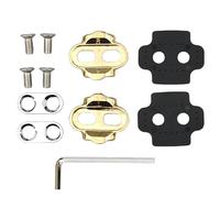 Pedales de bicicleta de montaña con tornillos y llave inglesa, accesorio para bicicleta, tacos de pedal, adaptador de zapatos de bicicleta de montaña