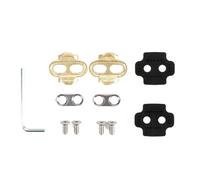 Pedales de bicicleta de montaña con tornillos y llave inglesa, accesorio para bicicleta, tacos de pedal, adaptador de zapatos de bicicleta de montaña