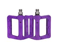 Pedales de bicicleta de montaña de nailon ligeros, anchos y planos, rodamientos antideslizantes para bicicleta, fáciles de usar, anchos y planos, peso ligero, comodidad