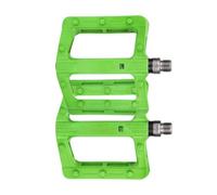 Pedales de bicicleta de montaña de nailon ligeros, anchos y planos, rodamientos antideslizantes para bicicleta, fáciles de usar, anchos y planos, peso ligero, comodidad