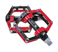 Pedales de bicicleta de montaña, pedales de bicicleta de aleación de aluminio, pedal antideslizante con rodamiento sellado de 9/16 pulgadas, plataforma ligera de pedal de bicicleta de carretera para
