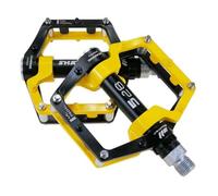 Pedales de bicicleta de montaña, pedales de bicicleta de aleación de aluminio, pedal antideslizante con rodamiento sellado de 9/16 pulgadas, plataforma ligera de pedal de bicicleta de carretera para