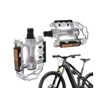 Pedales de bicicleta de montaña, soporte de tracción de pies, con adaptador extensor, pedales de triciclo antideslizantes de repuesto | para manivela adultos mayores, ciclismo de carretera al aire