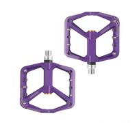 Pedales de bicicleta de nylon impulsados por el rendimiento con la absorción de choque excepcional (púrpura)