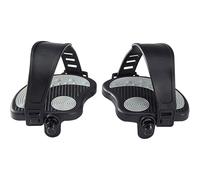 Pedales De Bicicleta Estática con Correa Ajustable, Superficie Antideslizante Resistente, Rosca 9/16, Repuesto para Bicicleta Estática, Bicicleta De Fitness De Interior, Bicicleta, Bicicleta Estática