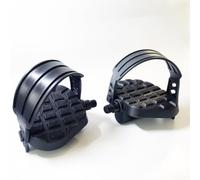 Pedales de bicicleta estática de control magnético para ciclismo en interiores, 9/16 pulgadas y 1/2 pulgadas, pedales de pie verticales de bicicleta de fitness, piezas de repuesto ergonómicas de