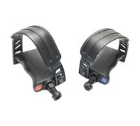 Pedales de Bicicleta estática de Hilo Textura de Base Antideslizante Correa de pie Ajustable Adecuado para máquinas de Ciclismo Reparación Pedales de Repuesto con Cinturones