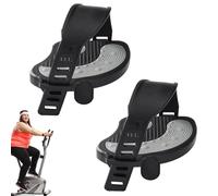 Pedales de bicicleta estática - Pedales de repuesto antideslizantes para bicicletas estacionarias y reclinadas, opciones universales de eje de 9/16 pulgadas y 1/2 pulgadas para ejercicio en interiores