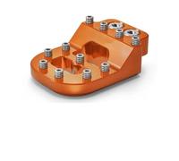 pedales de bicicleta Para Enduro R 690 SMC 390 790 890 Para Adventure/R 1290 Para Super ADV S Para Husqvarna 701 SM Punta Pedal Freno Escalonado Motocicleta(Orange)