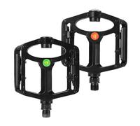 Pedales De Bicicleta - Parte Plana Extraancha Antideslizante,Pedales Planos con Luz LED para Bicicleta,para Ciclistas Que Practican Ciclismo en Carretera al Aire Libre