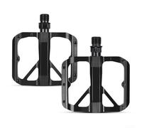 Pedales de bicicleta, pedales de rodamiento de bicicleta de montaña de aleación de aluminio con tres rodamientos de sellado, banda de rodadura ancha ligera para una e conducción suave