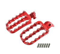 pedales de bicicleta Reposapiés Motocicleta Clavijas Para Pie Pedal Apoyo Para Sherco Para Fábrica 125 250 300 450 510 SEF SER SE-R SE-F SER125 SER250 SER300(Rouge Etendu)