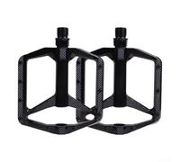 Pedales de bicicleta sellados de 11 cm con rodamiento sellado | Paneles laterales reflectantes, seguridad de conducción nocturna, agarre de doble cara, rotación suave, ciclismo urbano