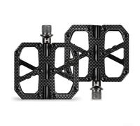 Pedales de bicicleta ultraligeros de fibra de carbono T700, 3 rodamientos sellados para una mejor experiencia de conducción (mate)