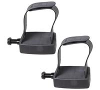 Pedales de Bicicleta universales de 9/16 Pulgadas y 1/2 Pulgadas, reemplazo de Ejercicio reclinado estacionario con Correa, Pieza de Bicicletas reclinadas