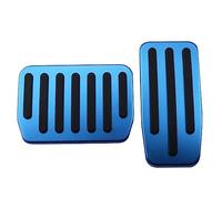 Pedales de coche, compatibles con Tesla, modelo 3, model3 Y 2016-2021, acelerador, gas, combustible, pedal de freno, cubierta para el estilo del coche (negro plateado y azul)