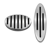 Pedales De Coche,Cubrepedales Caso del pedal del embrague del freno del freno del reposapiés del reposapiés for Mini One Cooper R50 R52 R53 R55 R56 R61 Paceman Countryman Clubman Coupe Roadster(AT 2PC