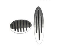 Pedales De Coche,Cubrepedales Folleto de freno de combustible de gas Pedal Pedal Pedal Cover Uso apto para MINI Cooper One Etory Hardtop Countryman Uso apto para JCW R56 R60 R61 F54 F55 F56(AT 2pcs)
