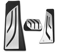 Pedales De Coche, Cubrepedales No hay perforación AT & MT Uso de ajuste para BMW 5 6 7 Serie E65 E67 E68 F01 F02 F10 F11 F07 F12 F13 Embrague de freno de gas Repostar Pedal Pedal Reemplazar(LHD AT Ful