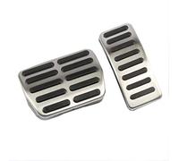Pedales De Coche,Cubrepedales Pedales De Acero Inoxidable Uso Apto Para VW Jetta Polo 9n3 MK4 Lavida Golf Skoda Fabia Rapid A2 A3 S3 TT Pedal(Style 2 AT 2 PCS)