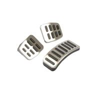 Pedales De Coche,Cubrepedales Pedales De Acero Inoxidable Uso Apto Para VW Jetta Polo 9n3 MK4 Lavida Golf Skoda Fabia Rapid A2 A3 S3 TT Pedal(Style 2 MT 3 PCS)