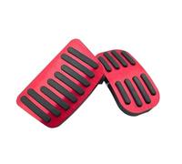 Pedales De Coche Fundas Para Toyota Para Corolla E210 2019-2025, Acelerador De Coche, Pedales De Freno De Gas, Almohadillas De Cubierta De Pedal De Reposapiés(AT 2pcs Red)