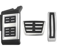 pedales de coche Juego de pedales para coche Q7 4L 2007-2015, reposapiés freno gas, cubierta pedal muerto