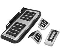Pedales de Coche para Audi A3 8V 2015-2018, Pedal Freno Embrague Pedales Kit Cubierta Pedal de Freno de Coche Cojín del Pedal del