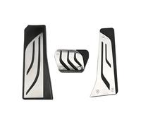 Pedales de coche para BMW X3 F25 2011-2017 X4 F26 2014-2017 LHD Fuel Gas Brake Clutch Foot Rest Dead Pedal Pad Cover Car Pedales Car Pedal Pad Cover (MT con descanso)