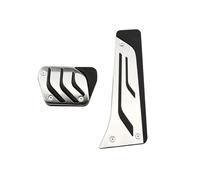 Pedales de coche para BMW X3 F25 2011-2017 X4 F26 2014-2017 LHD Fuel Gas Brake Clutch Foot Rest Dead Pedal Pad Cover Car Pedal Pad Cover (MT con descanso)