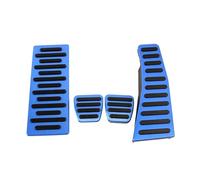 Pedales De Coche Para Civic 2006-2011 Volante A La Izquierda MT Acelerador Freno Embrague Cubierta Aluminio Pedales Antideslizantes(Blue MT)