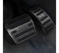 Pedales de coche para T-ROC 2017-2020, almohadilla de pedal de embrague de freno, antideslizante, acelerador de gas, accesorios interiores, C/rojo (normal/A/negro)