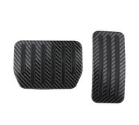 Pedales De Coche Para Tesla Modelo 3 Modelo Y 2022-2024 Cubierta For Pedales De Freno Y Acelerador Accesorios Antideslizantes De Fibra De Carbono Cubierta Pedal Coche