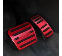 Pedales De Coche Para VW Para T-Roc T ROC Troc 2018~2023 Acelerador Freno Acero Inoxidable Almohadillas De Pedal Antideslizantes Accesorios cubierta pedal acelerador(rojo)